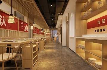 鄭州餐飲設計——雞湯火鍋店