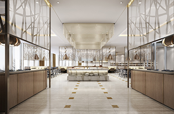 鄭州餐飲設計——星級酒店自助餐廳設計