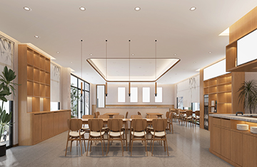 鄭州餐飲設計——社區食堂設計2