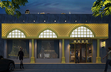 山西運城烤肉店設計