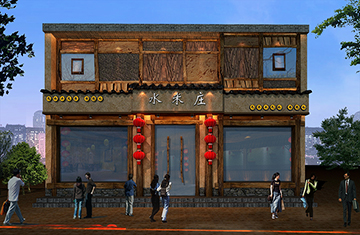 禹州粥店裝修設計