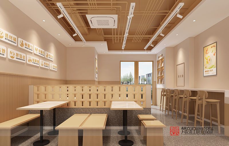 鄭州餐飲設計——九回香餃子新鄉寶龍店