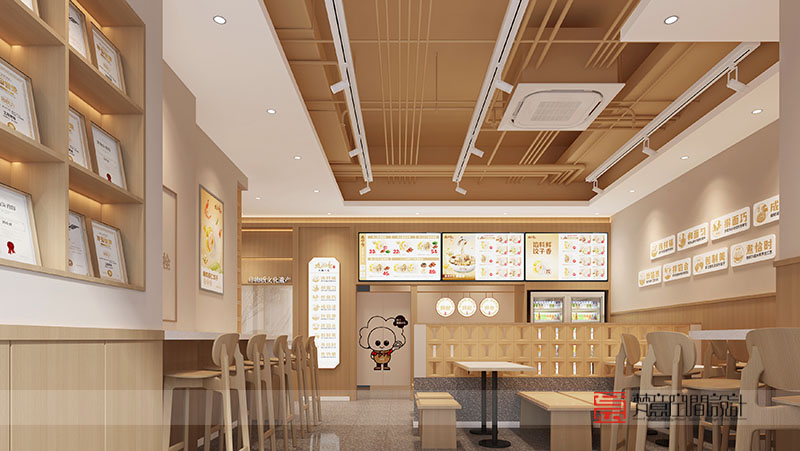 鄭州餐飲設計——九回香餃子新鄉寶龍店