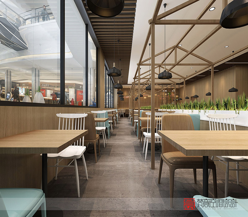 鄭州餐飲設計——龍子湖員工餐廳