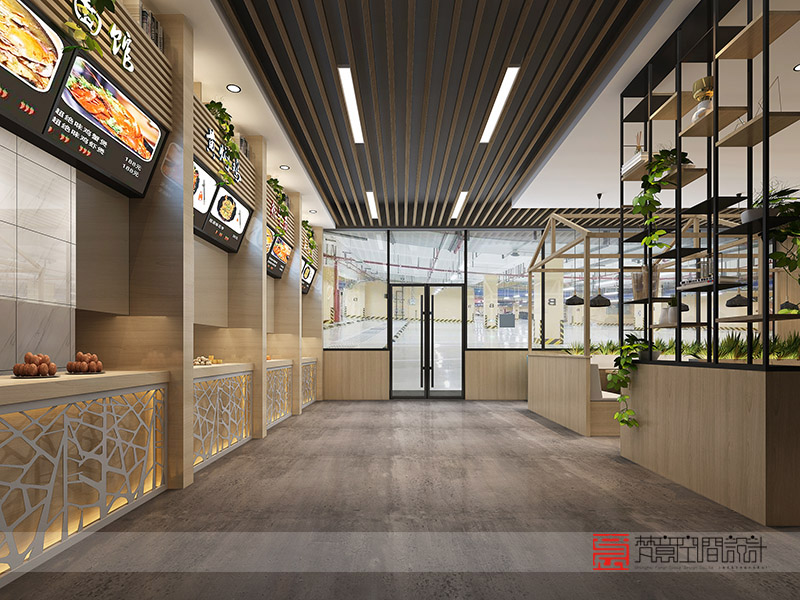 鄭州餐飲設計——龍子湖員工餐廳設計