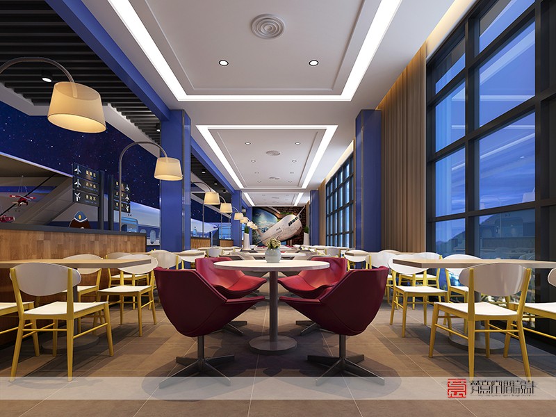 鄭州餐飲設計——鄭州航院餐廳