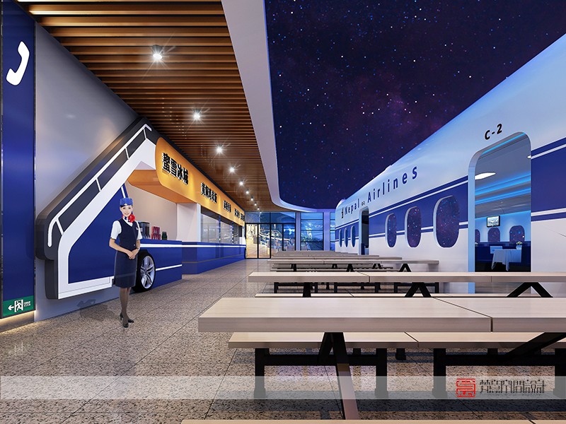 鄭州餐飲設計——鄭州航院餐廳