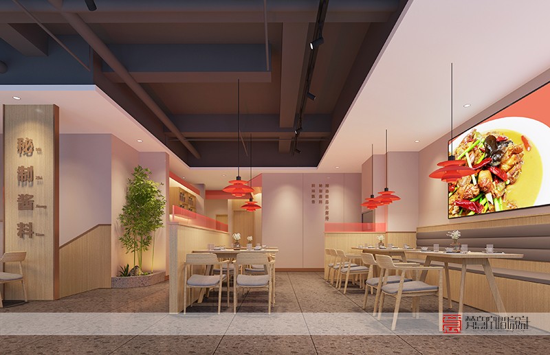 鄭州餐飲設計——洛陽炒雞店設計