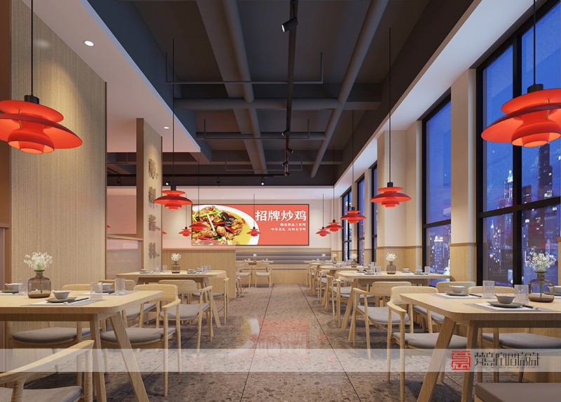 鄭州餐飲設計——洛陽炒雞店設計