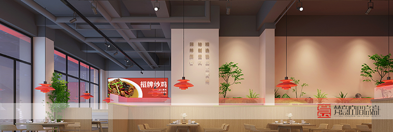 鄭州餐飲設計——洛陽炒雞店設計